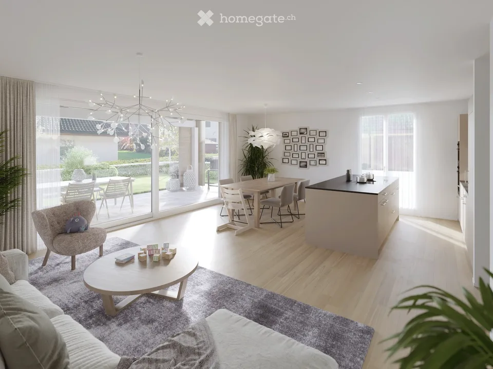 Appartement-maisonnette attractif de 4,5 pièces au dernier étage – photo 4 sur 5