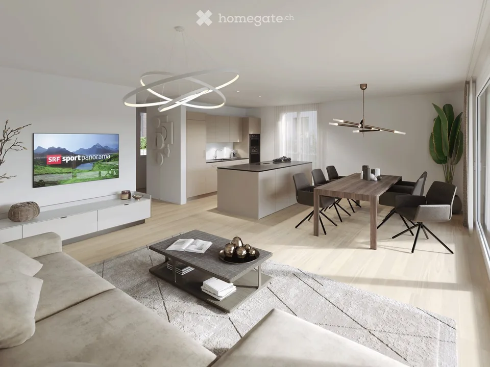 Appartement-maisonnette attractif de 4,5 pièces au dernier étage – photo 3 sur 5