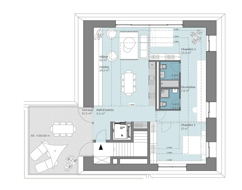 NUR NOCH 5 LOSE VERFÜGBAR - Prilly Buissonnière - 3,5P PENTHOUSE