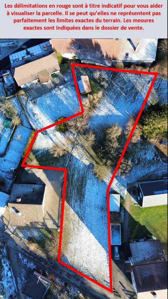 Deux belles parcelles de terrain constructible d’une superficie totale de 1'435 m2 à Villeret – photo 8 sur 8