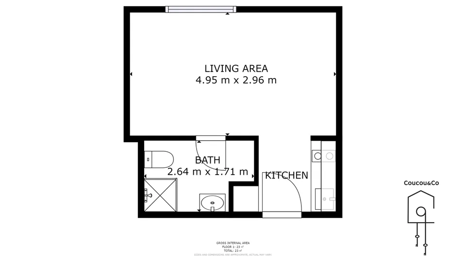 Studio moderne entièrement meublé à Aigle – photo 10 sur 12
