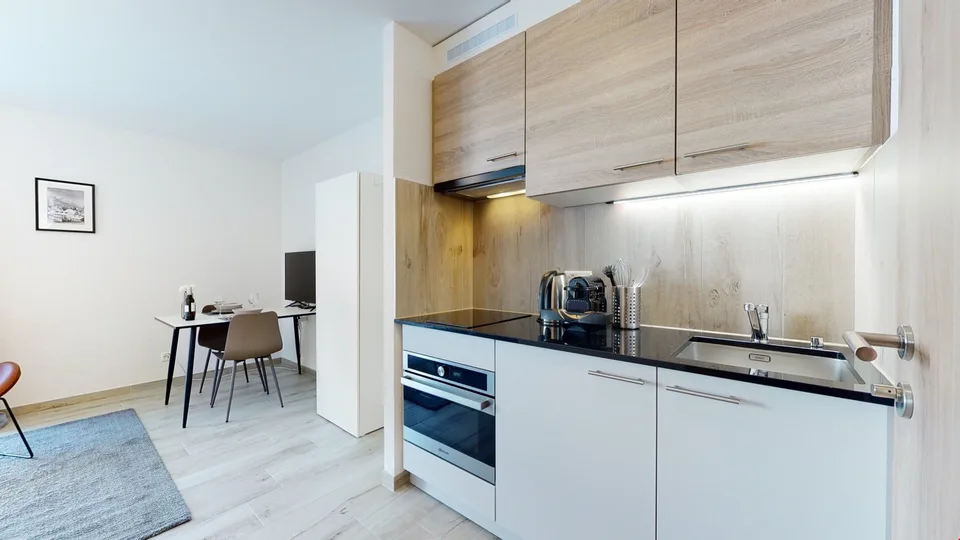 Studio moderne entièrement meublé à Aigle – photo 8 sur 12
