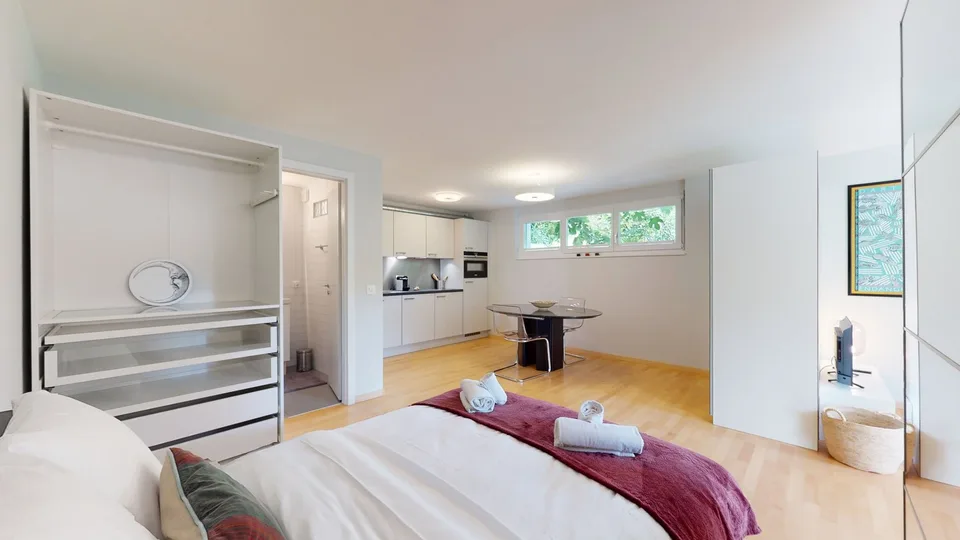 Geräumiges Studio in einer ruhigen Nachbarschaft in Sierre - Verfügbar zwischen 3 und 6 Monaten