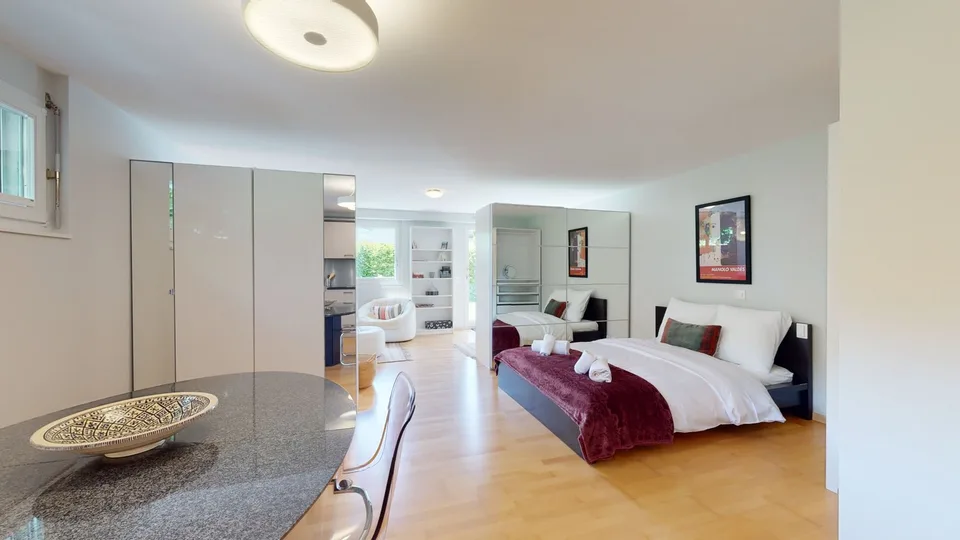 Geräumiges Studio in einer ruhigen Nachbarschaft in Sierre - Verfügbar zwischen 3 und 6 Monaten