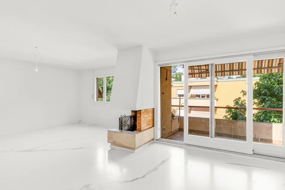Schönes renoviertes Apartment mit Kamin
