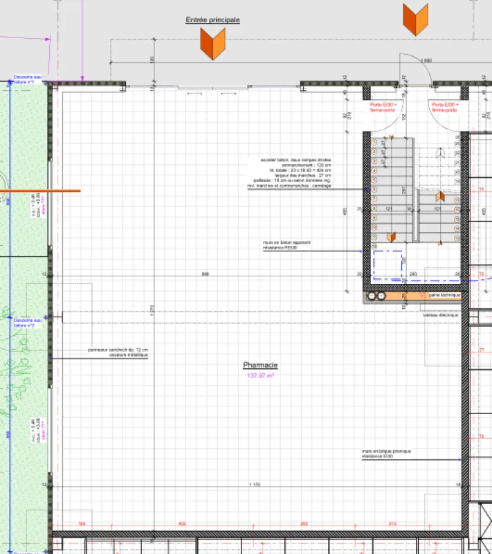 Schöne verkaufsfähige Fläche von 208 m2 zur Miete in Courtelary