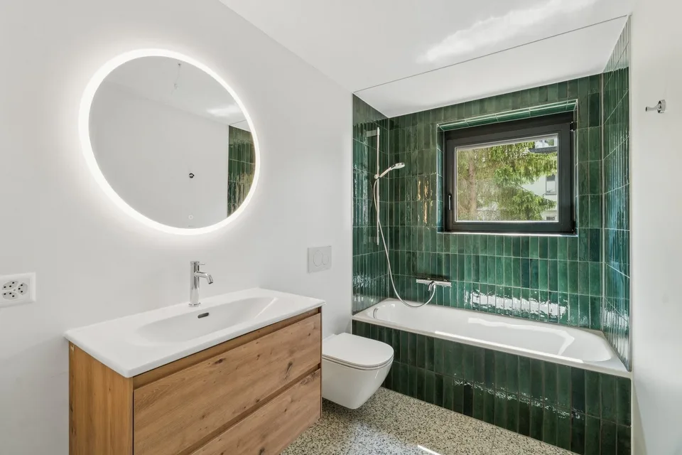 Appartement en sous-sol de 3,5 pièces avec jardin privé