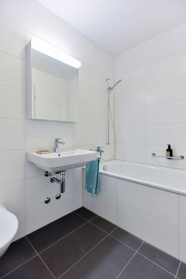 Spacious new building apartment with beautiful loggia