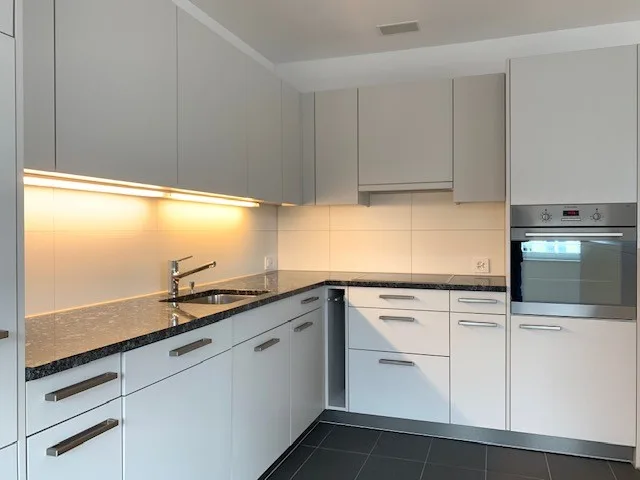 Spacious new building apartment with beautiful loggia