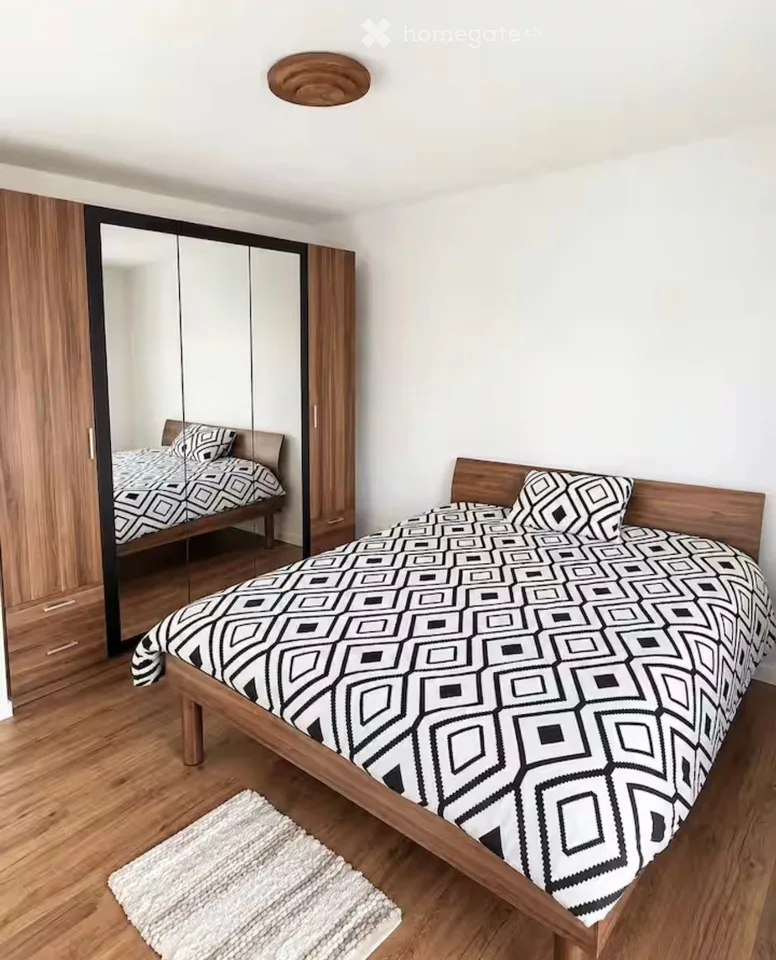 Möblierte 3-Zimmer-Wohnung mit Balkon in Birsfelden – ab sofort verfügbar