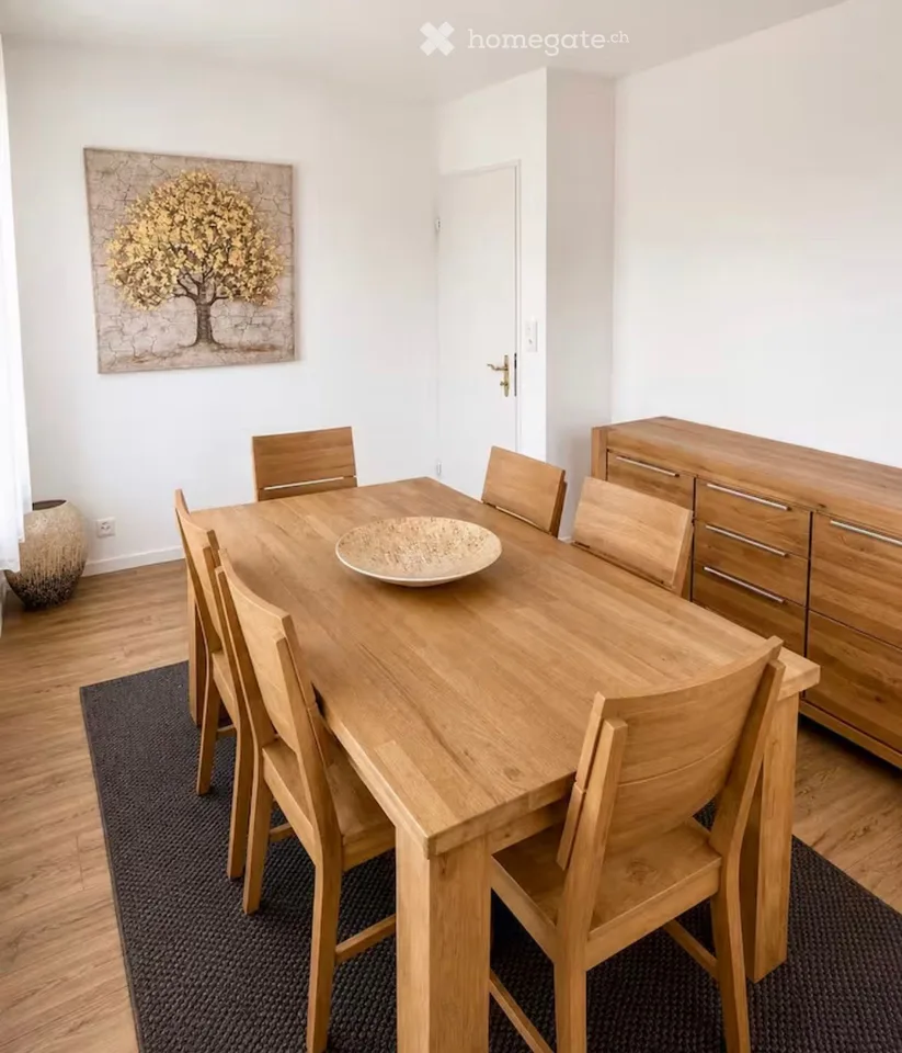 Möblierte 3-Zimmer-Wohnung mit Balkon in Birsfelden – ab sofort verfügbar
