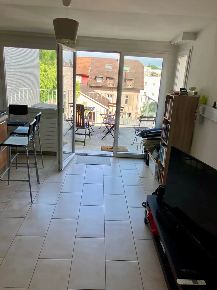 3-Zimmer-Dachwohnung mit Balkon in Binningen