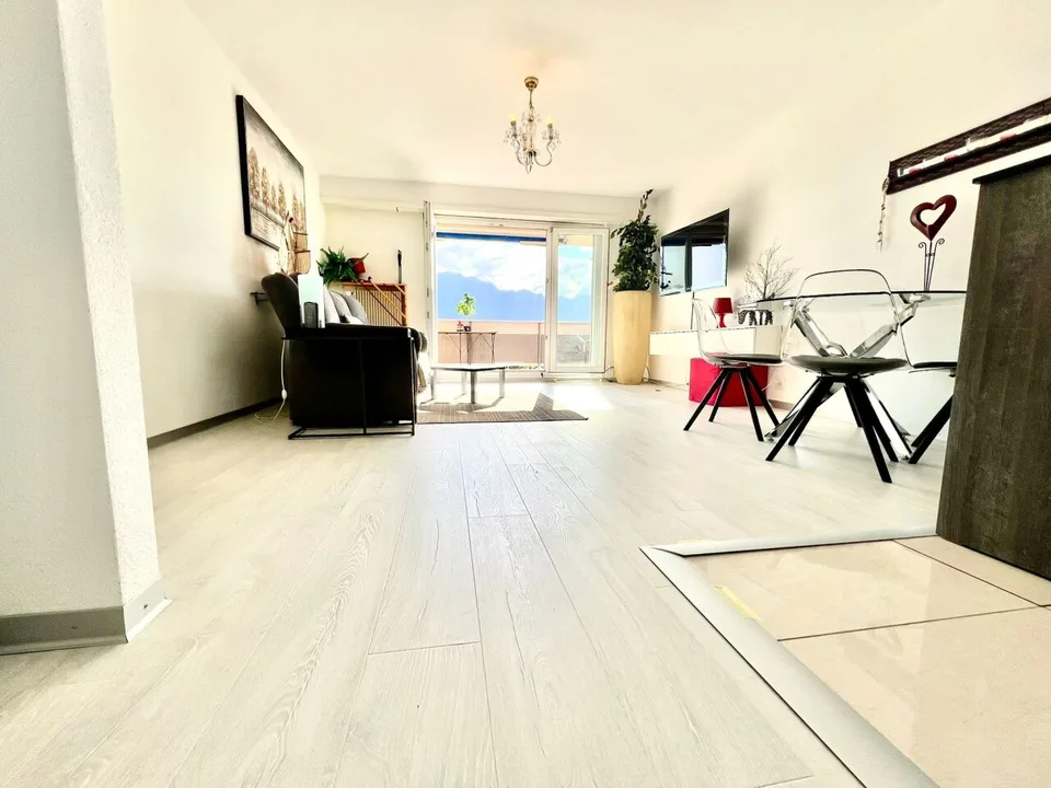 Bello arredato a breve termine 2,5 locali / 1 camera da letto / Balcone con vista lago