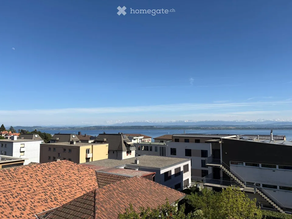 Magnifico duplex di 4,5 locali con terrazza e vista sul lago