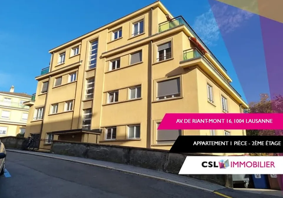 Vivez au coeur de Lausanne, à 2 pas du M2 !