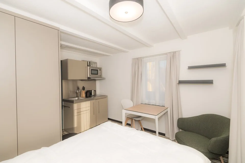 Studio meublé avec cuisine en centre-ville de Kriens