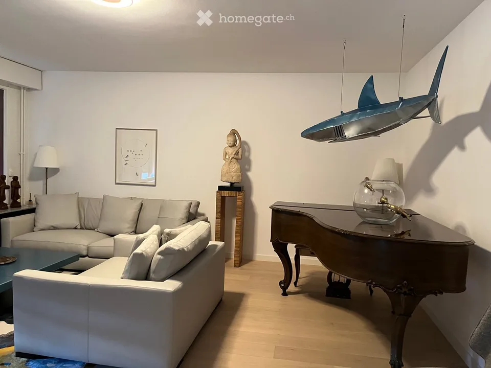 Breve o lungo termine - Bell'appartamento di lusso al 14° piano con vista panoramica su Ginevra