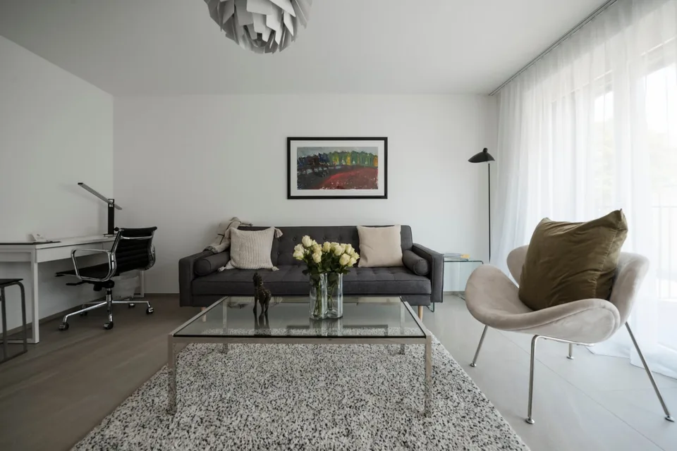 Appartement meublé 1 chambre Zurich Wiedikon – central, balcon & service de nettoyage