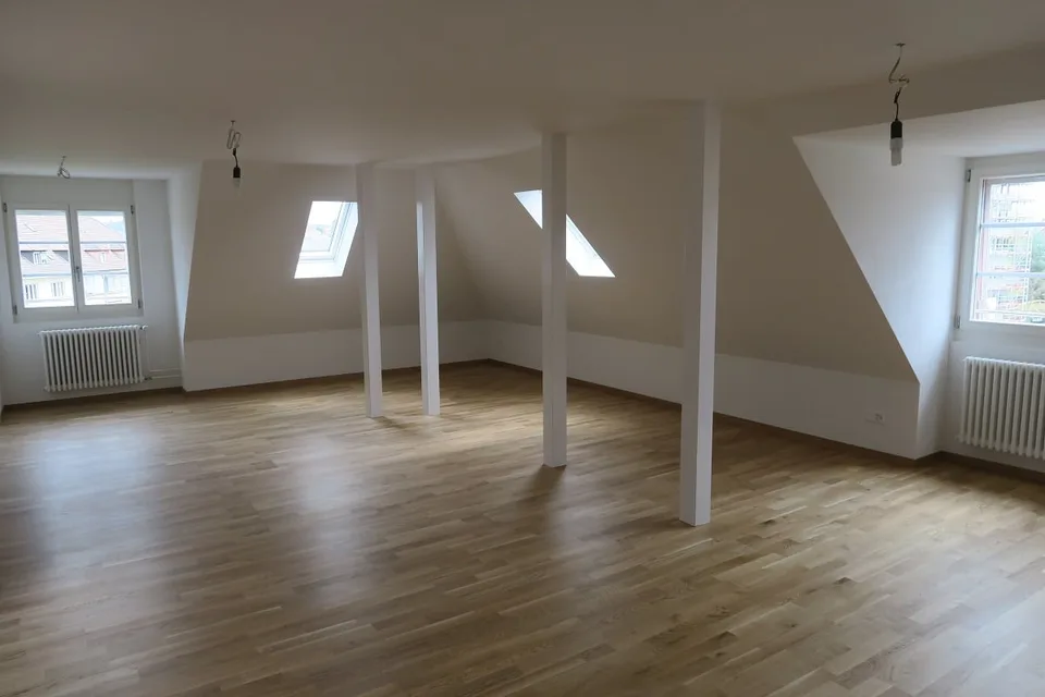 Attraente mansarda di 2,5 locali con terrazza sul tetto privata