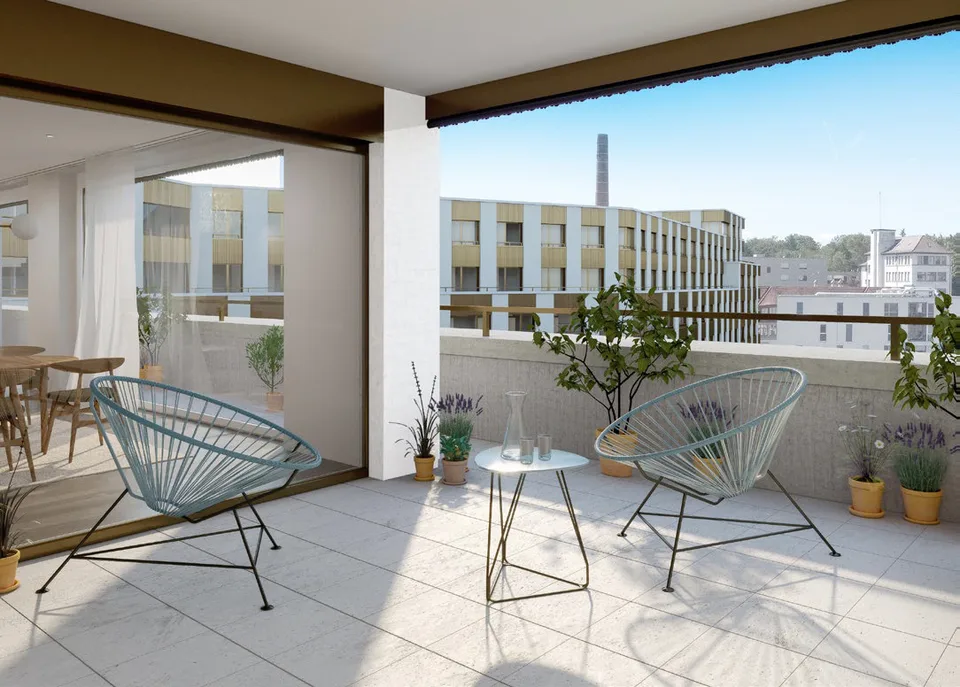Appartement D63 neuf de 3.5 pièces à louer sur plan