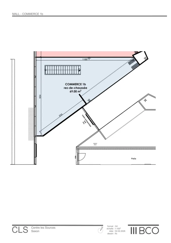 Commercial space of 69m2 for rent in Saxon – photo 6 of 6
