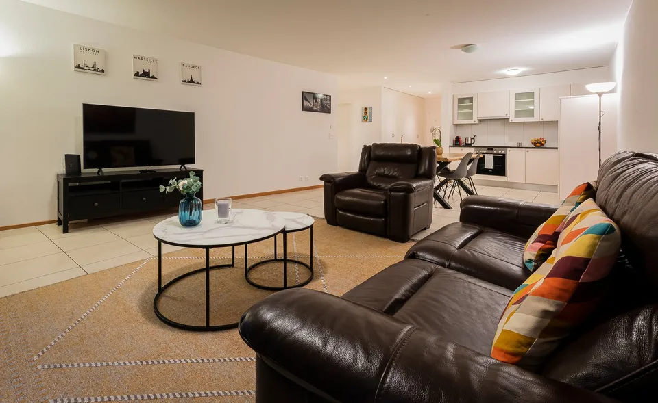 Appartement Modern 1 Chambre avec Services Hôteliers - Centre-Ville de Bulle