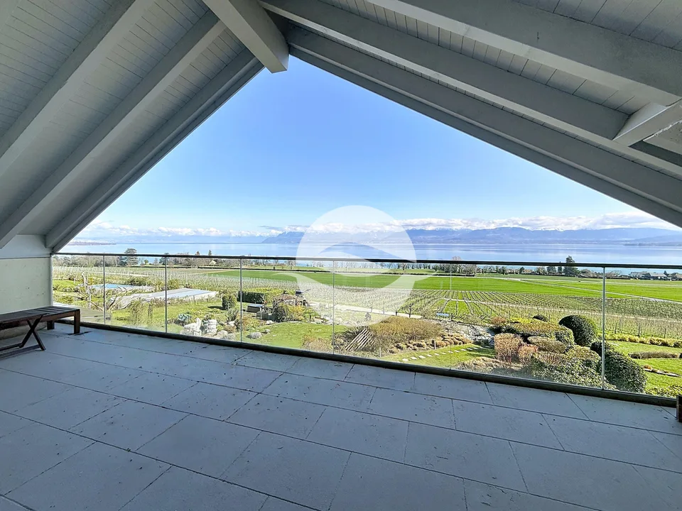 Superbe appartement meublé avec vue Lac et Alpes