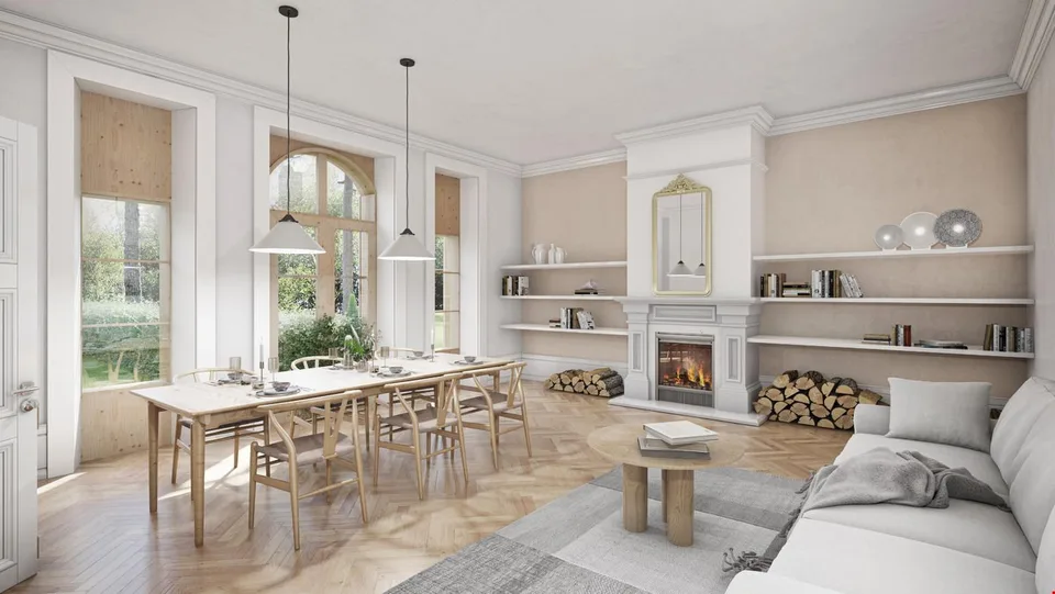 Eaux-Vives, Bel progetto di 4 appartamenti con giardino