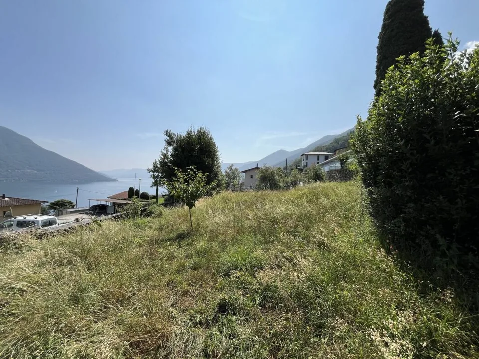 Bauland über dem Lago Maggiore