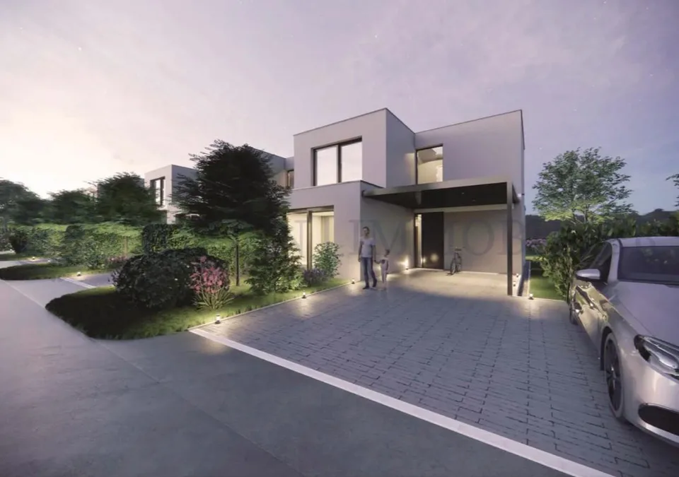 Villa A : Villa neuve contemporaine en pignon