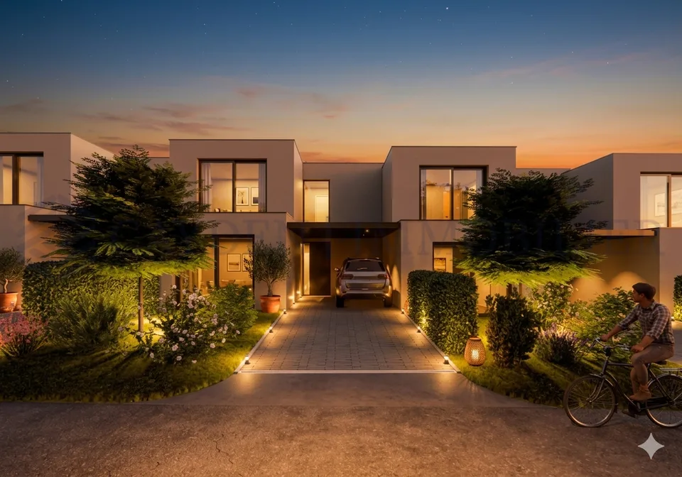 Villa A : Villa neuve contemporaine en pignon