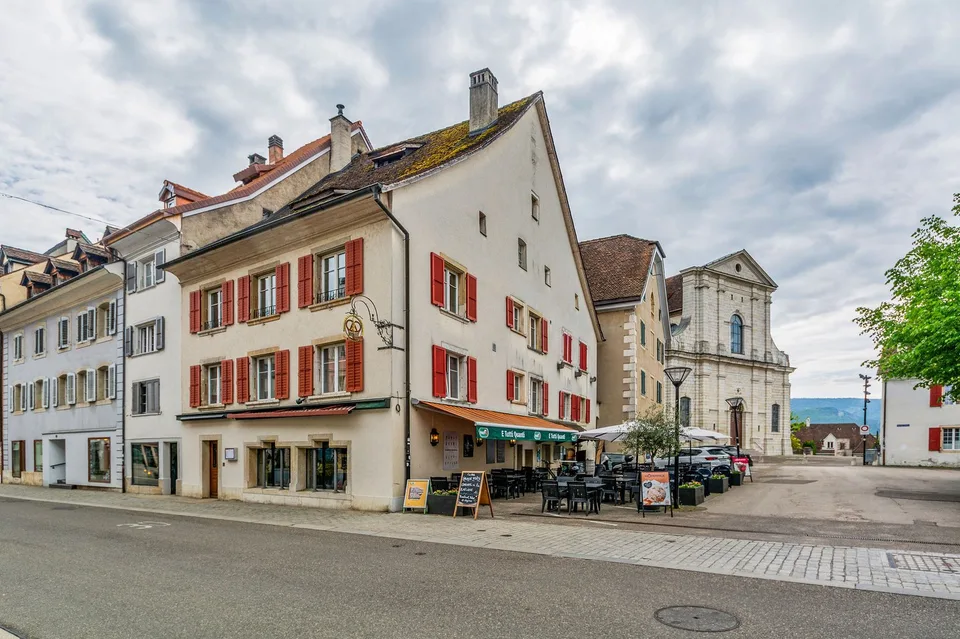 Immeuble mixte au centre-ville de Delémont