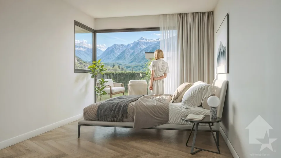 Villa d'architecte 4.5 pièces à construire sur les hauts de Conthey