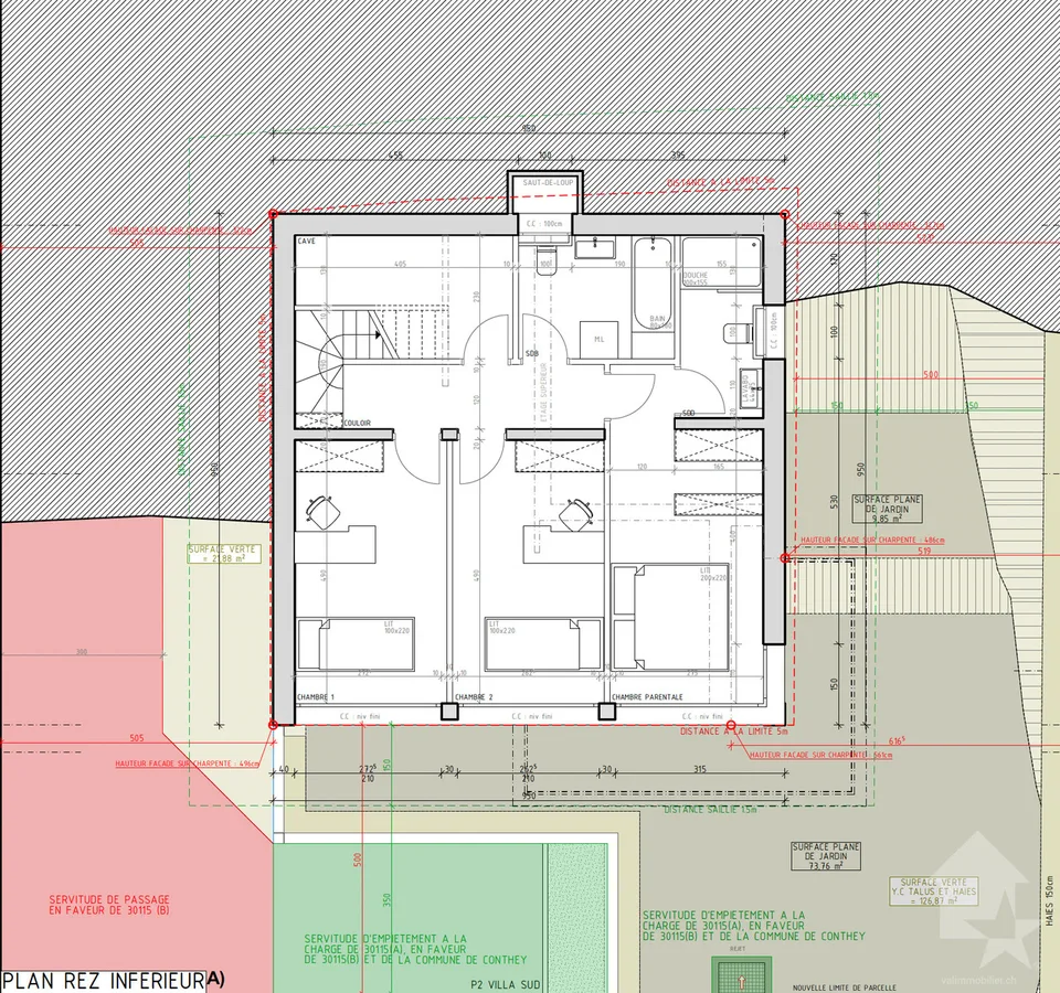 Villa d'architecte 4.5 pièces à construire sur les hauts de Conthey – Foto 9 von 10