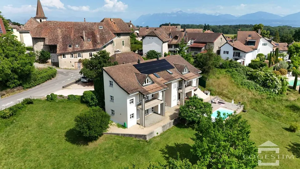 La sérénité de la campagne à 10 minutes de Morges Grande maison mitoyenne