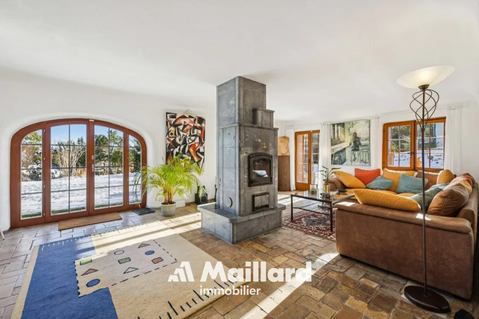 Casa padronale eccezionale ad Arzier-Le Muids: panorama lago e Alpi, calma assoluta – foto 14 di 24