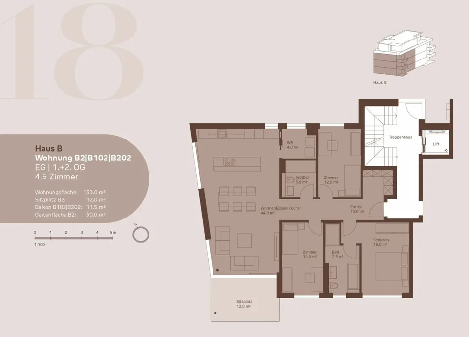 Grosszügige 4.5-Zimmer Wohnung - Projekt "Mittelzelgli" überrascht!