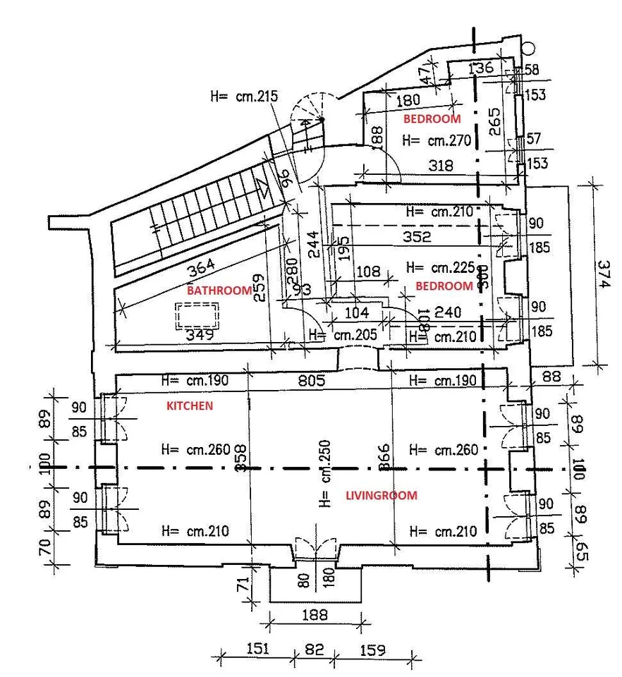 Appartement in einer schönen Villa renoviert, in einer ruhigen Lage – Foto 13 von 13