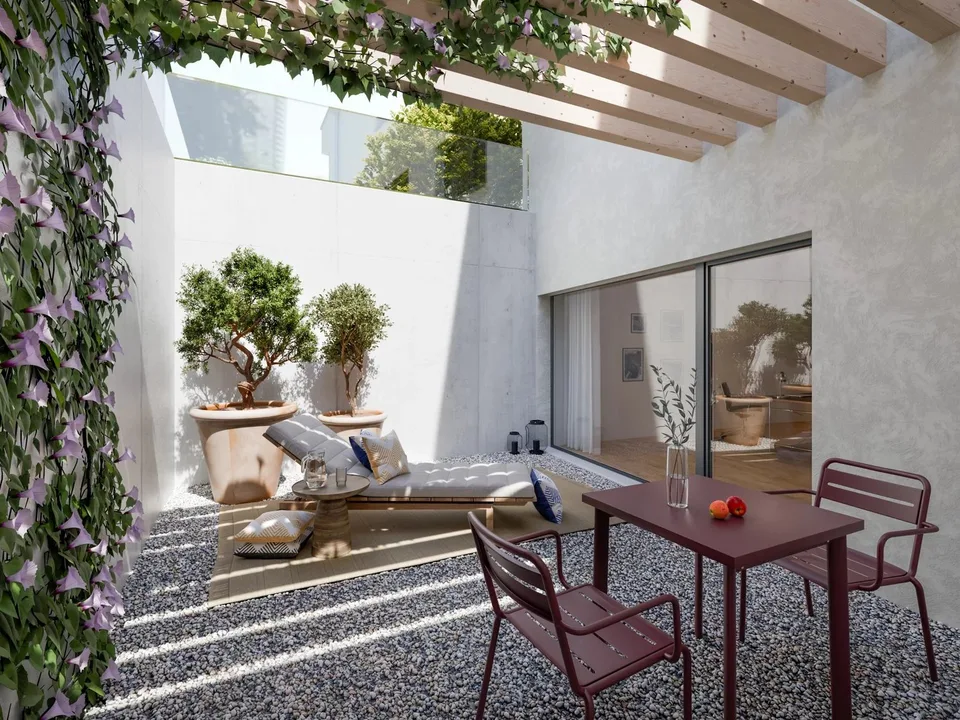 Les Capites - Appartement de 5,5 pièces avec jardin