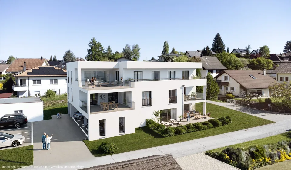 Dernier lot disponible ! Magnifique 4,5 pièces à Cottens - Chantier débuté