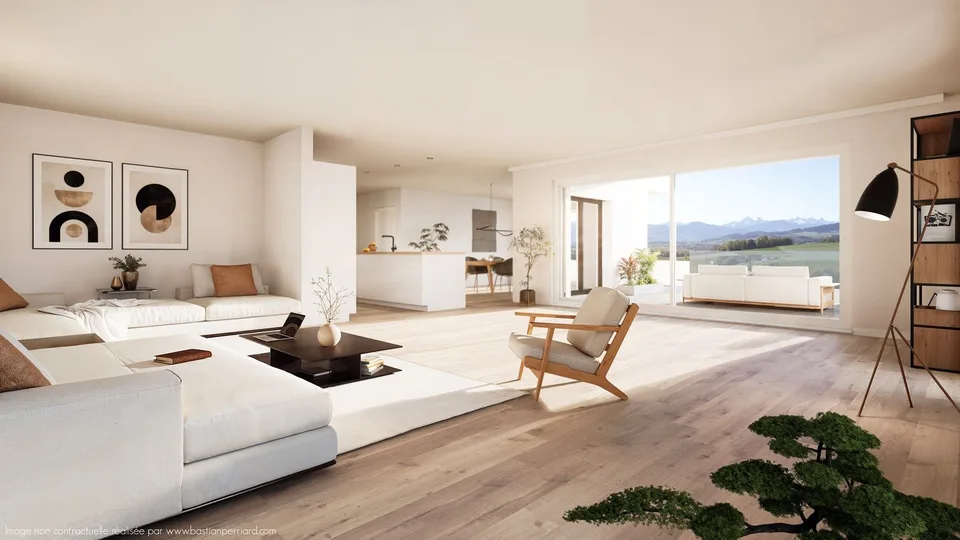Letztes verfügbares Grundstück! Wunderschöne 4,5-Zimmer-Wohnung in Cottens - Bau begonnen