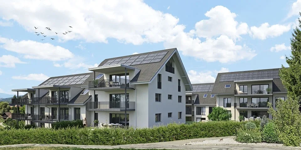 3.5-Zimmerwohnung EG mit sonnigem, gedeckten  Sitzplatz im Rodacher