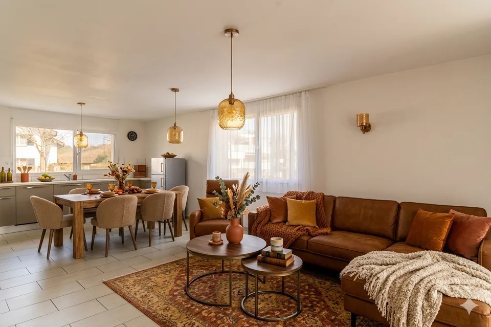 Appartement de 4.5 pces au rez-de-chaussée EST avec jardin