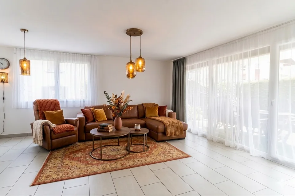 Appartement de 4.5 pces au rez-de-chaussée EST avec jardin