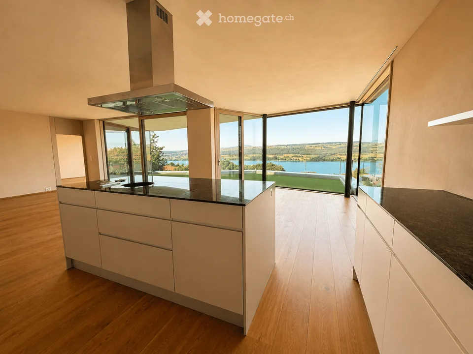 Grosszügige 5.5-Zimmer-Terrassenwohnung mit Seesicht in Beinwil am See