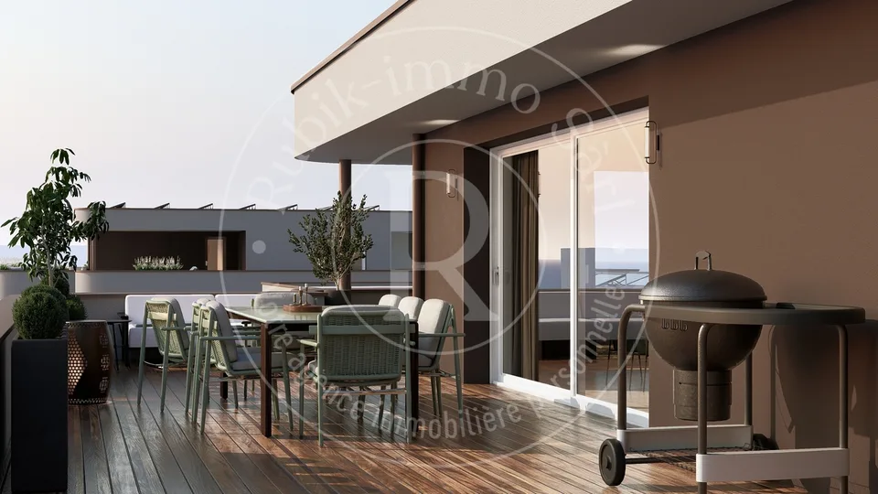 Magnifiques attiques 5,5 pièces de 162m² et terrasse de 153m²