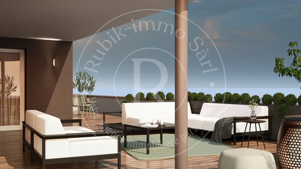 Magnifici attici 5,5 locali di 162m² e terrazza di 153m²