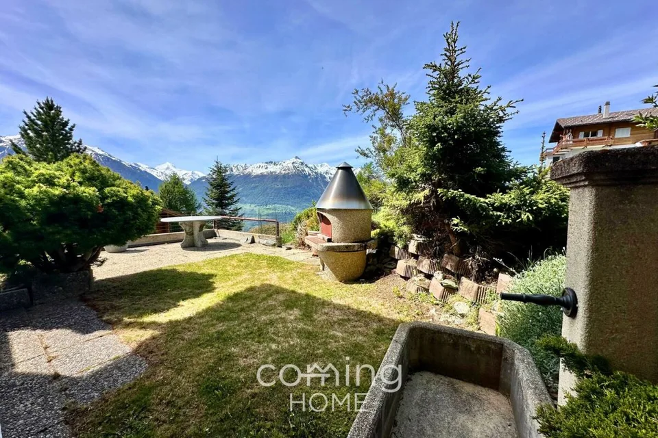 Panoramasicht und eigener Garten - heimelige 3.5-Zimmer-Wohnung in Engersch