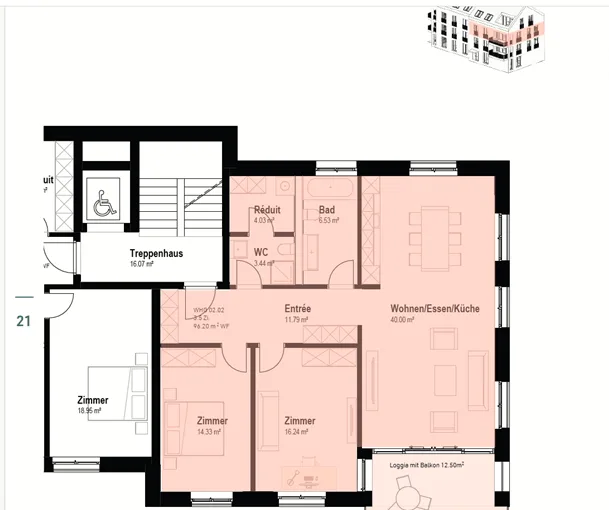 3.5 Zimmer Wohnung in Niederurnen