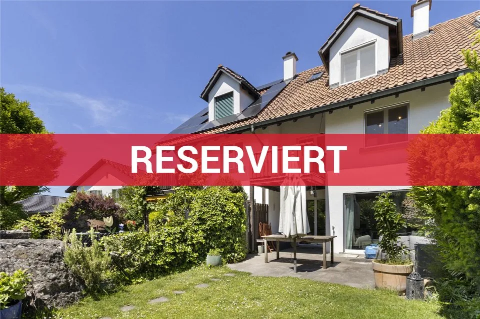 Sonniges 5 ½-Zimmer-Familienparadies mit Garten, Terrasse und viel Platz zum Wohlfühlen